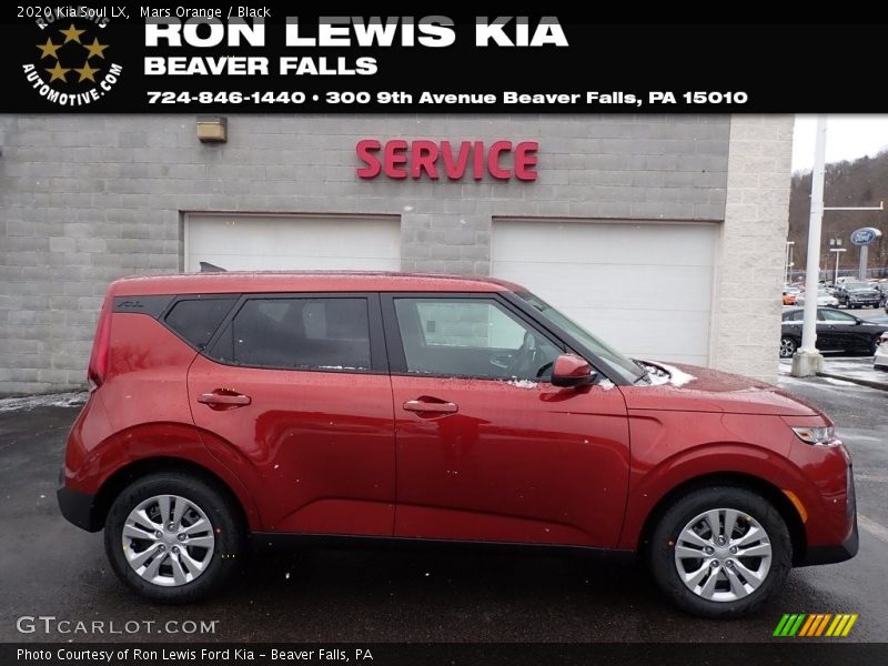 Mars Orange / Black 2020 Kia Soul LX