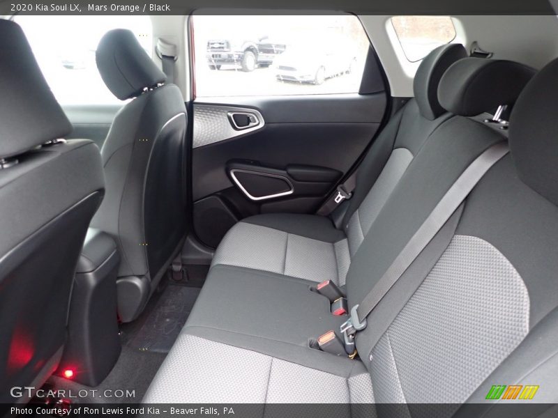 Rear Seat of 2020 Soul LX