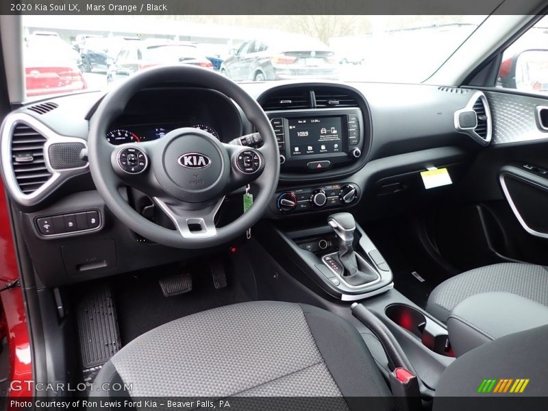  2020 Soul LX Black Interior