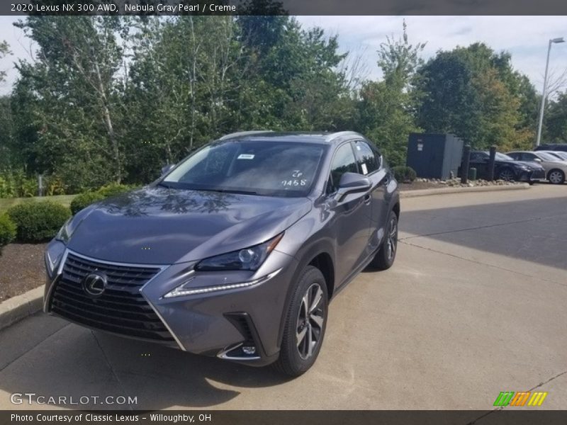 Nebula Gray Pearl / Creme 2020 Lexus NX 300 AWD