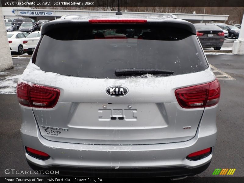 Sparkling Silver / Black 2020 Kia Sorento LX AWD