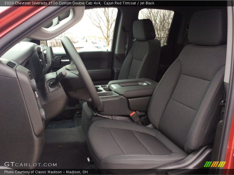 Cajun Red Tintcoat / Jet Black 2020 Chevrolet Silverado 1500 Custom Double Cab 4x4