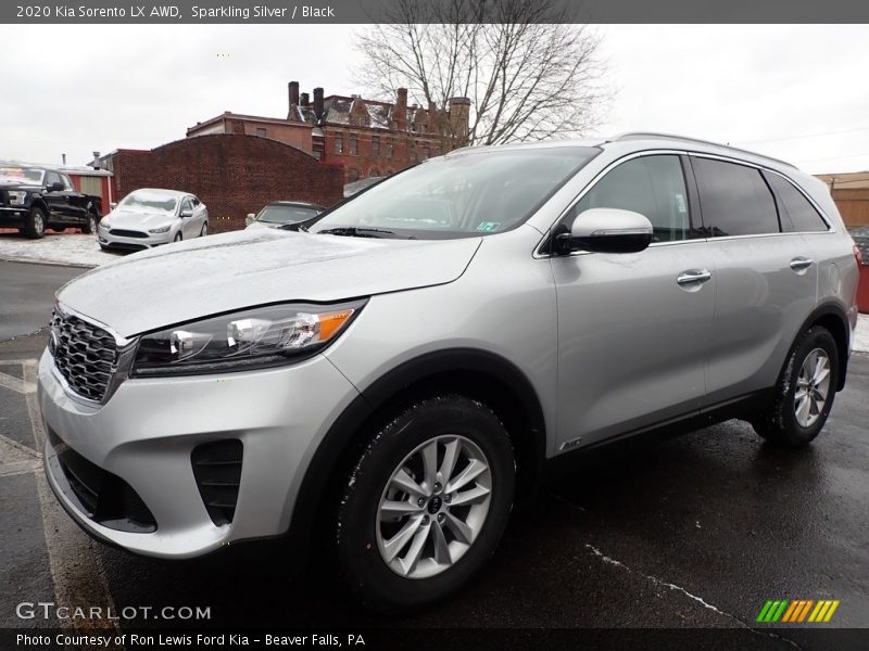 Sparkling Silver / Black 2020 Kia Sorento LX AWD