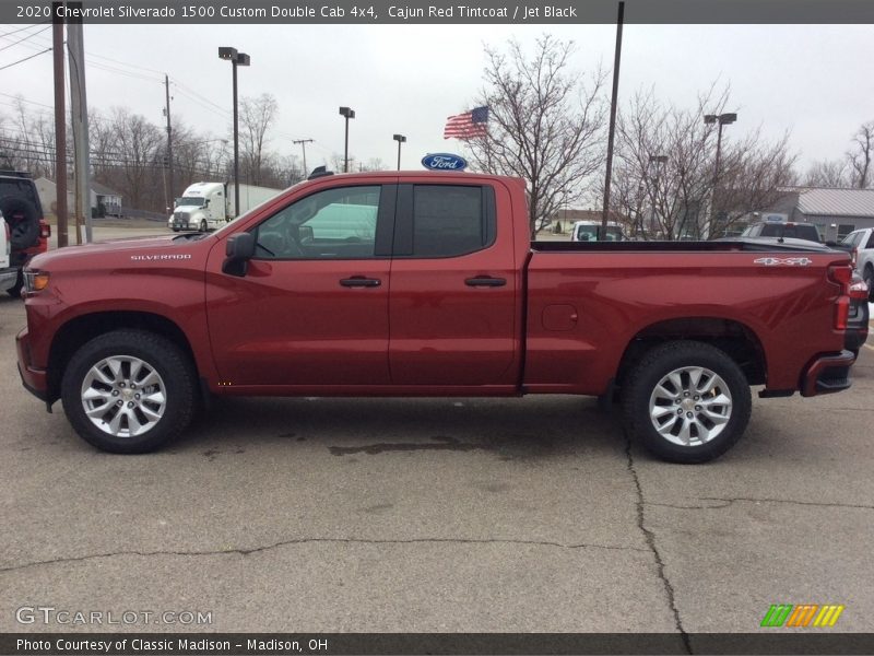  2020 Silverado 1500 Custom Double Cab 4x4 Cajun Red Tintcoat
