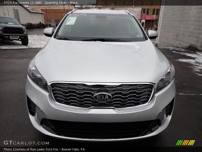 Sparkling Silver / Black 2020 Kia Sorento LX AWD