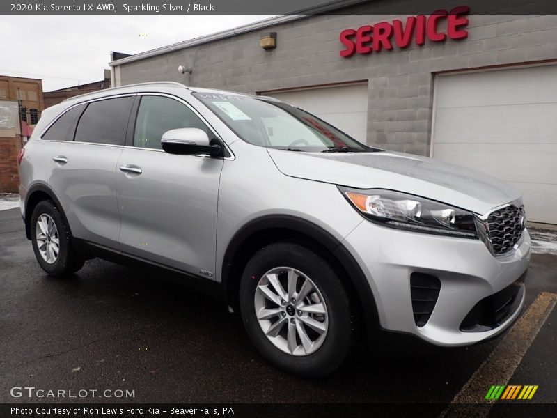 Sparkling Silver / Black 2020 Kia Sorento LX AWD
