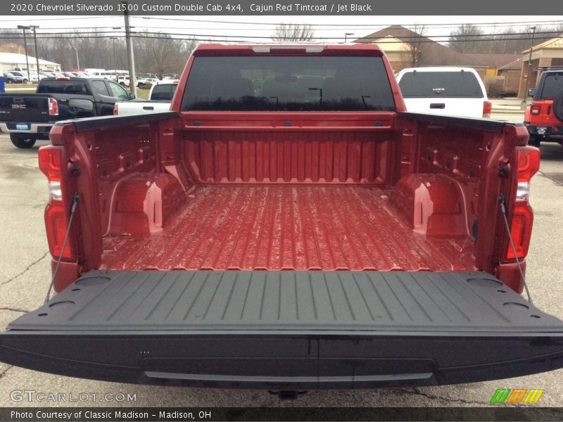 Cajun Red Tintcoat / Jet Black 2020 Chevrolet Silverado 1500 Custom Double Cab 4x4