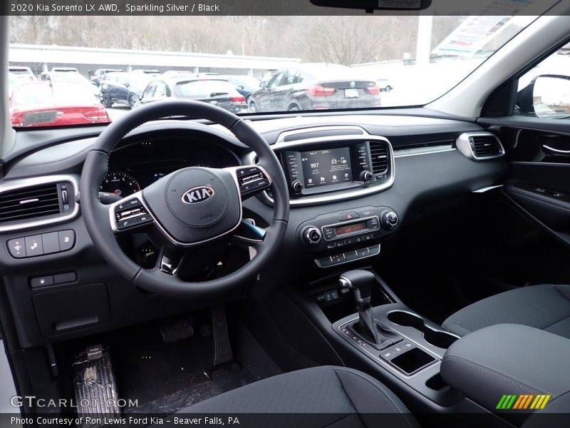 Sparkling Silver / Black 2020 Kia Sorento LX AWD