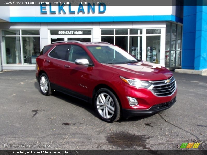 Cajun Red Tintcoat / Jet Black 2020 Chevrolet Equinox Premier AWD