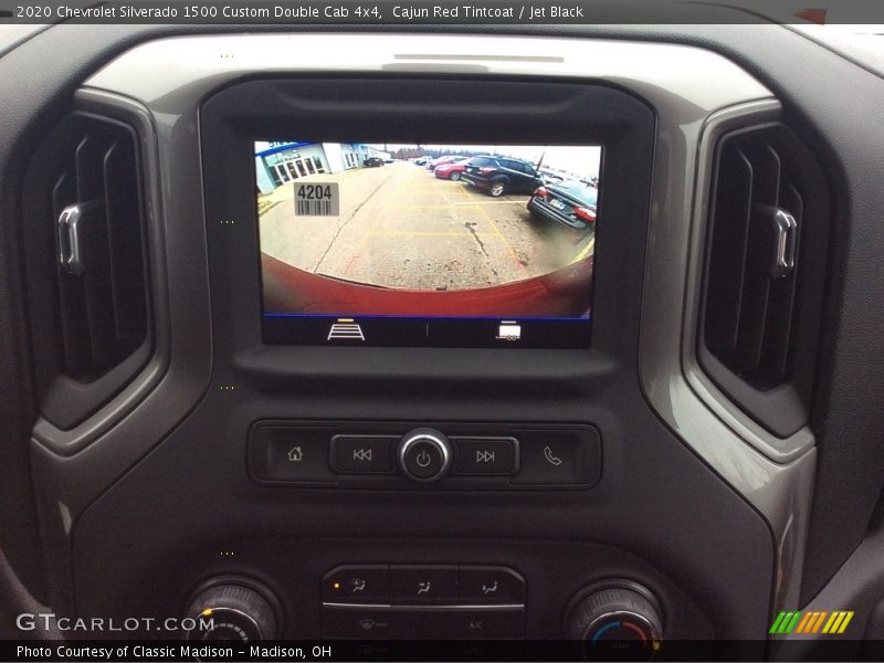 Cajun Red Tintcoat / Jet Black 2020 Chevrolet Silverado 1500 Custom Double Cab 4x4