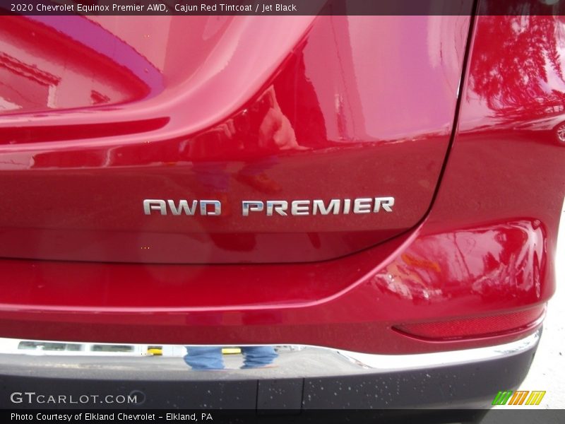 Cajun Red Tintcoat / Jet Black 2020 Chevrolet Equinox Premier AWD