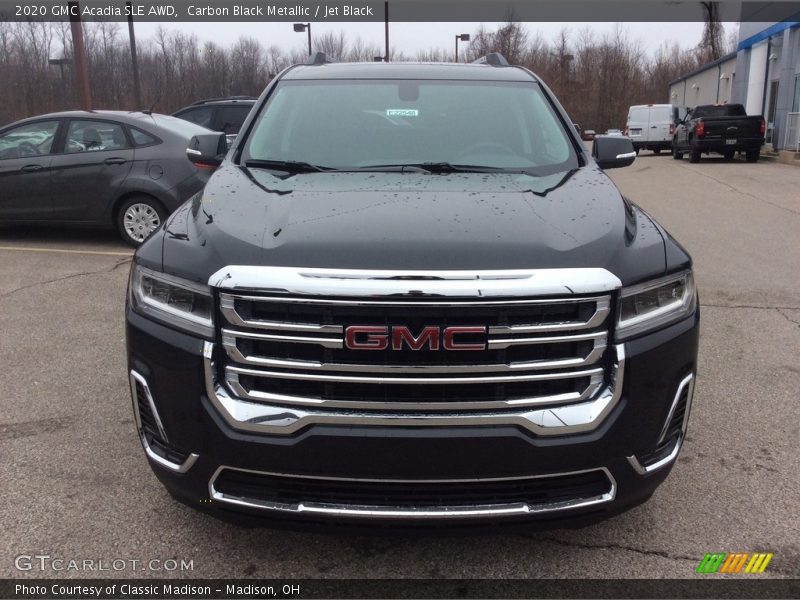 Carbon Black Metallic / Jet Black 2020 GMC Acadia SLE AWD