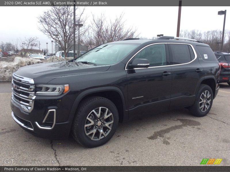 Carbon Black Metallic / Jet Black 2020 GMC Acadia SLE AWD