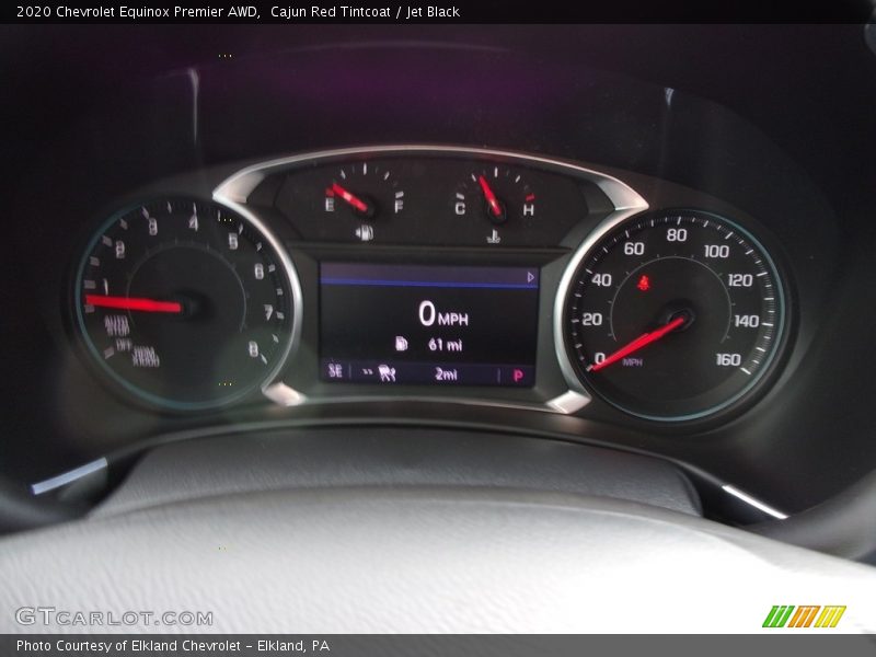 Cajun Red Tintcoat / Jet Black 2020 Chevrolet Equinox Premier AWD