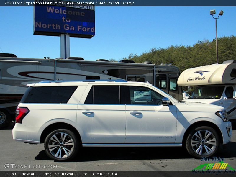 Star White / Medium Soft Ceramic 2020 Ford Expedition Platinum Max 4x4