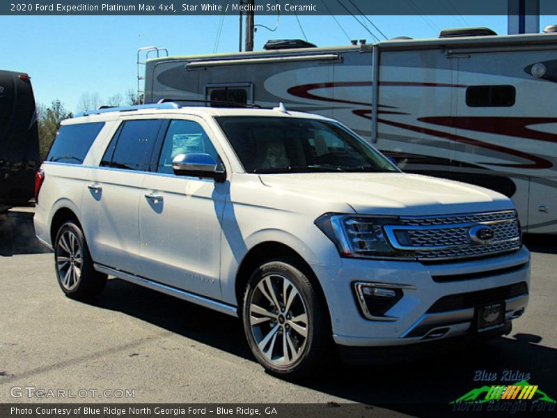 Star White / Medium Soft Ceramic 2020 Ford Expedition Platinum Max 4x4
