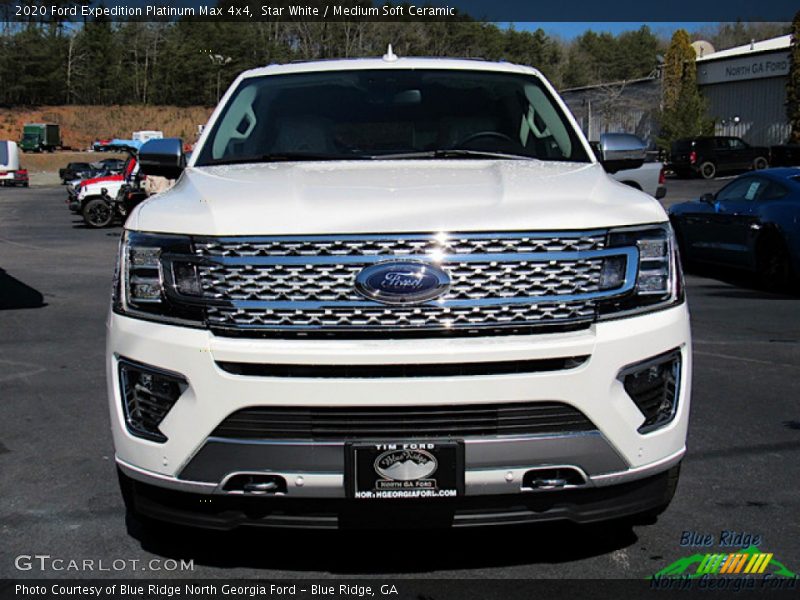 Star White / Medium Soft Ceramic 2020 Ford Expedition Platinum Max 4x4