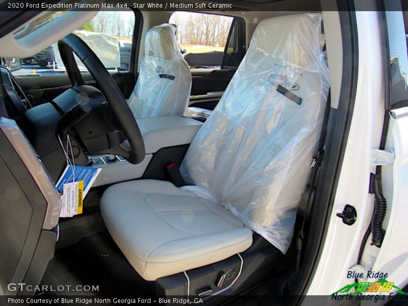 Star White / Medium Soft Ceramic 2020 Ford Expedition Platinum Max 4x4