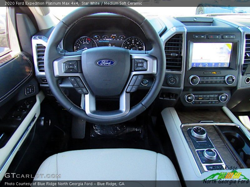 Star White / Medium Soft Ceramic 2020 Ford Expedition Platinum Max 4x4