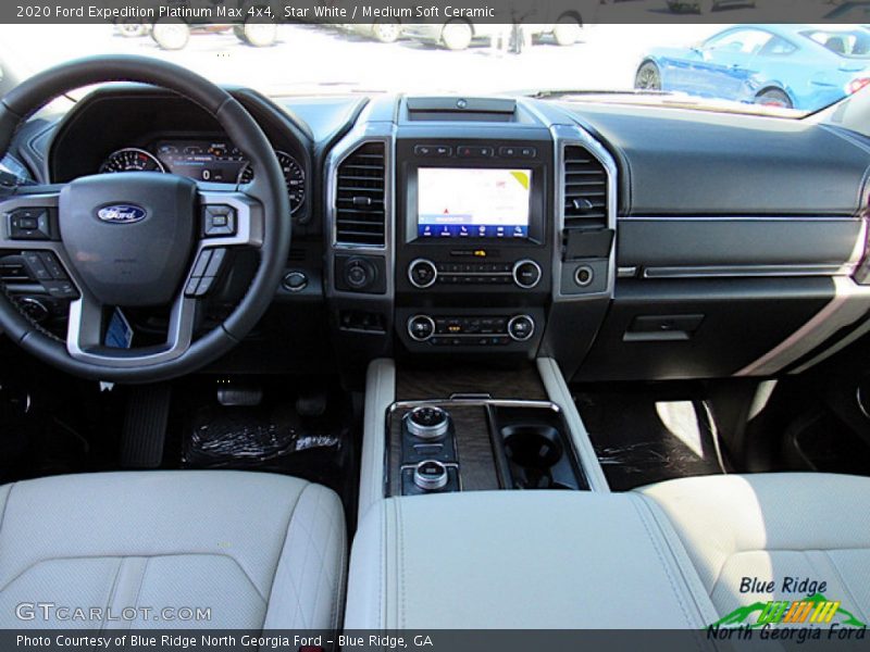Star White / Medium Soft Ceramic 2020 Ford Expedition Platinum Max 4x4