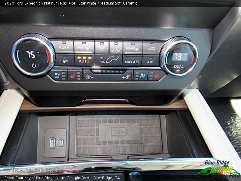 Star White / Medium Soft Ceramic 2020 Ford Expedition Platinum Max 4x4