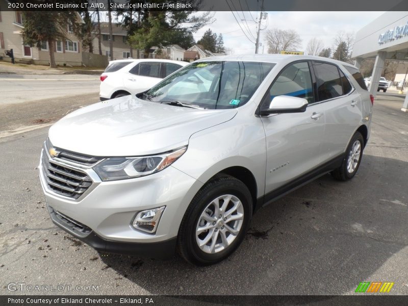 Silver Ice Metallic / Jet Black 2020 Chevrolet Equinox LT AWD