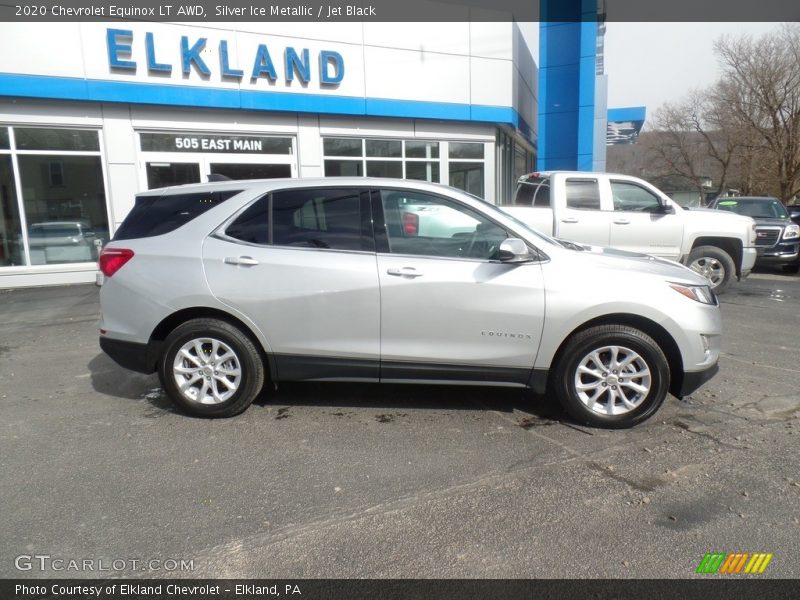Silver Ice Metallic / Jet Black 2020 Chevrolet Equinox LT AWD