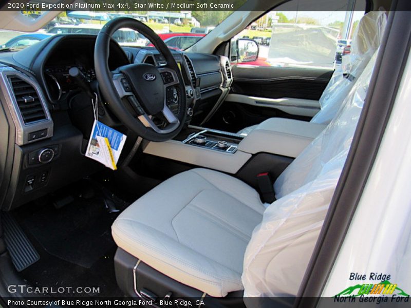 Star White / Medium Soft Ceramic 2020 Ford Expedition Platinum Max 4x4