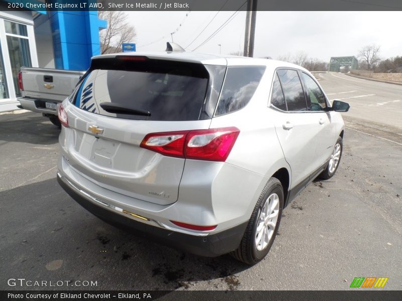 Silver Ice Metallic / Jet Black 2020 Chevrolet Equinox LT AWD