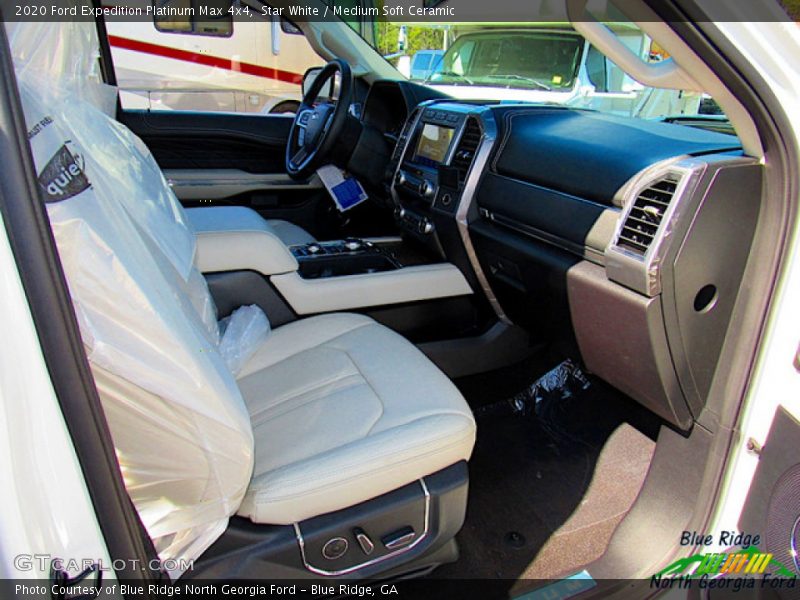 Star White / Medium Soft Ceramic 2020 Ford Expedition Platinum Max 4x4