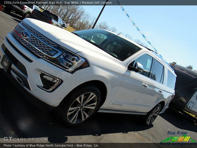 Star White / Medium Soft Ceramic 2020 Ford Expedition Platinum Max 4x4