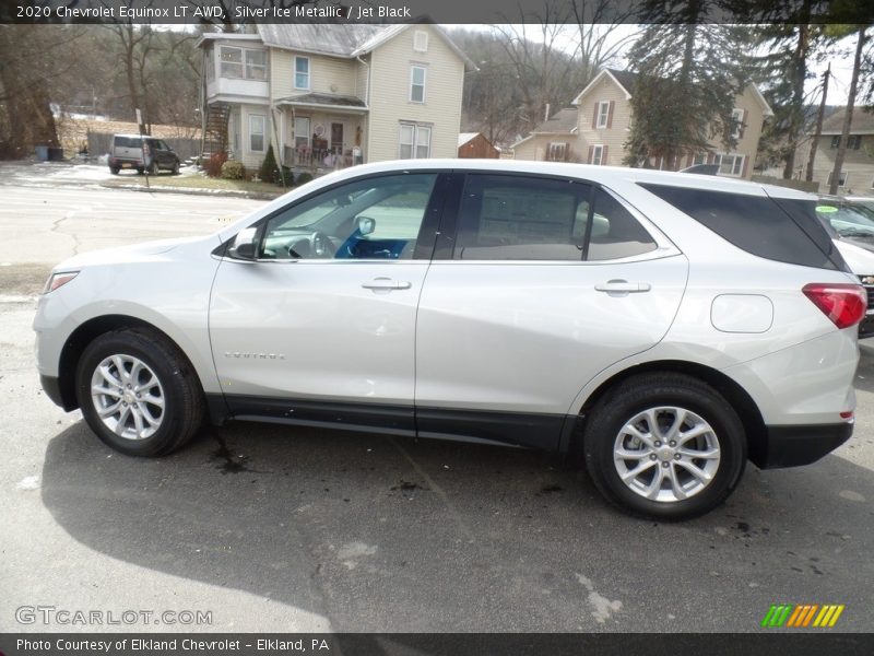 Silver Ice Metallic / Jet Black 2020 Chevrolet Equinox LT AWD
