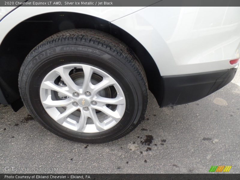 Silver Ice Metallic / Jet Black 2020 Chevrolet Equinox LT AWD