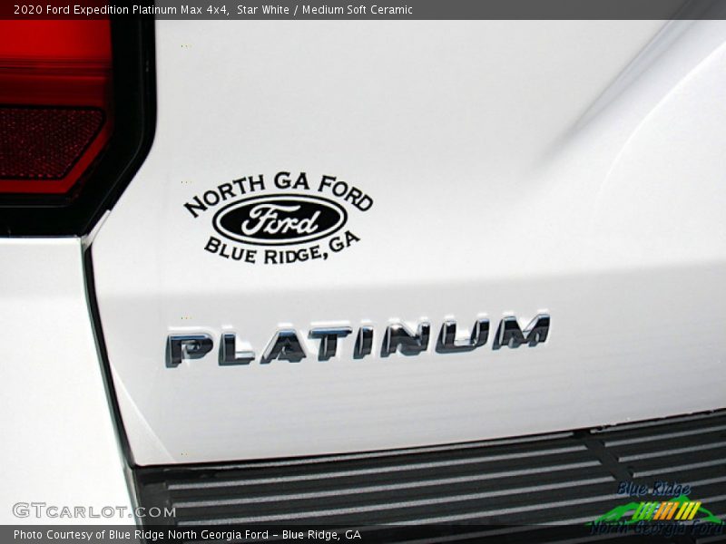 Star White / Medium Soft Ceramic 2020 Ford Expedition Platinum Max 4x4
