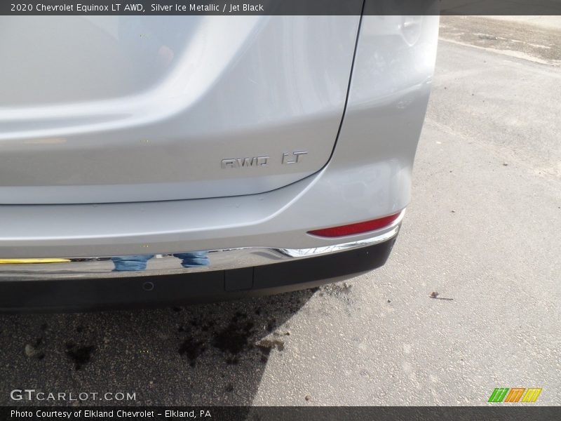 Silver Ice Metallic / Jet Black 2020 Chevrolet Equinox LT AWD