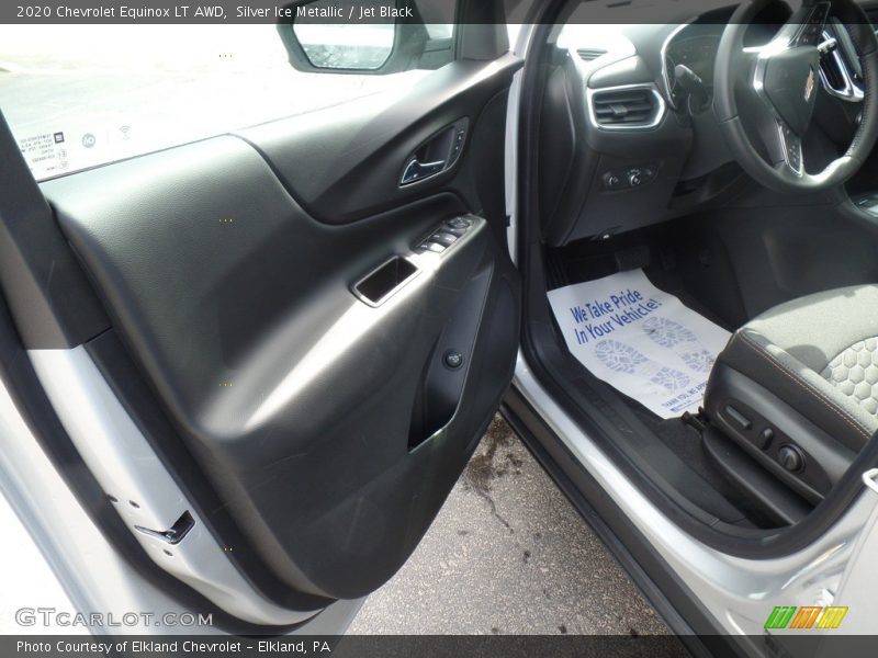 Silver Ice Metallic / Jet Black 2020 Chevrolet Equinox LT AWD