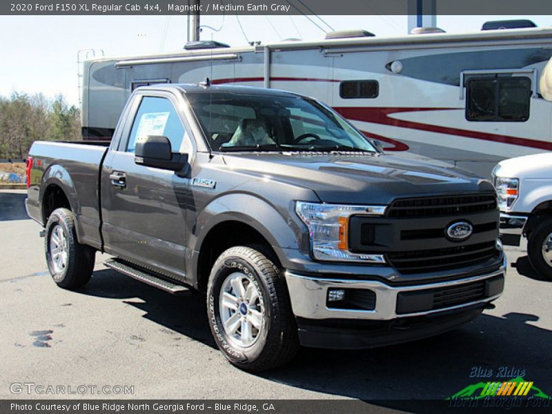 Front 3/4 View of 2020 F150 XL Regular Cab 4x4