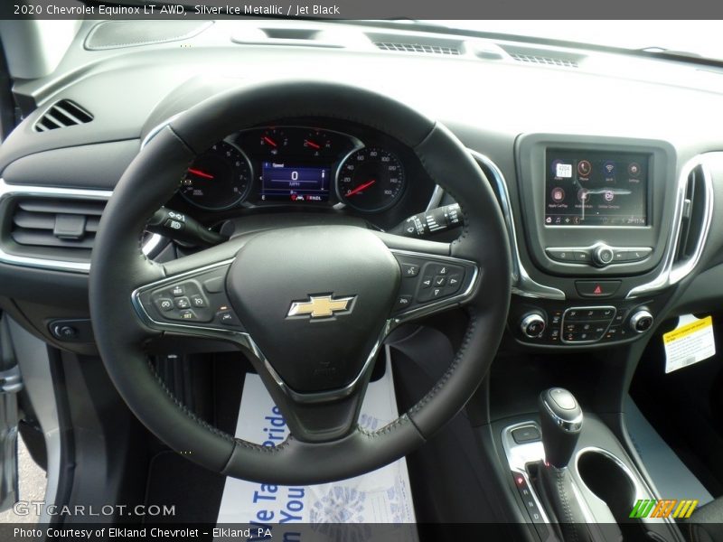 Silver Ice Metallic / Jet Black 2020 Chevrolet Equinox LT AWD