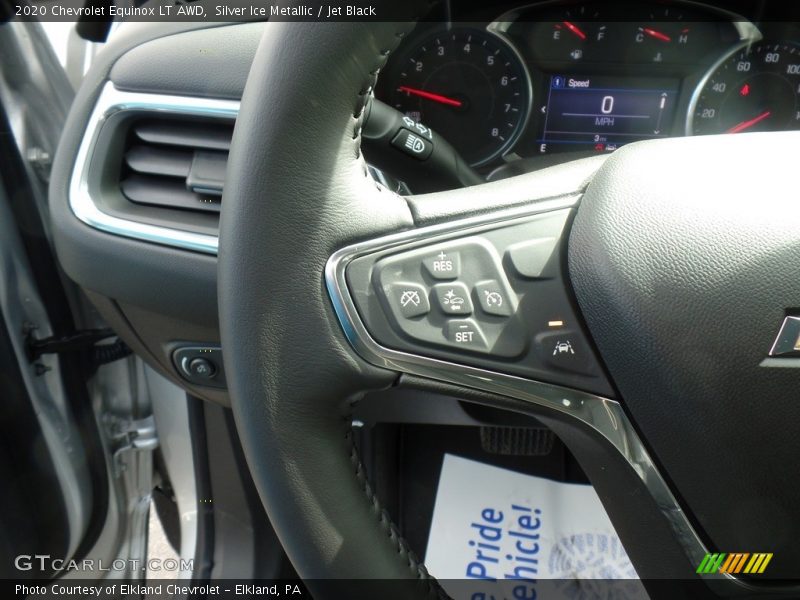 Silver Ice Metallic / Jet Black 2020 Chevrolet Equinox LT AWD