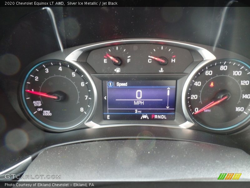 Silver Ice Metallic / Jet Black 2020 Chevrolet Equinox LT AWD