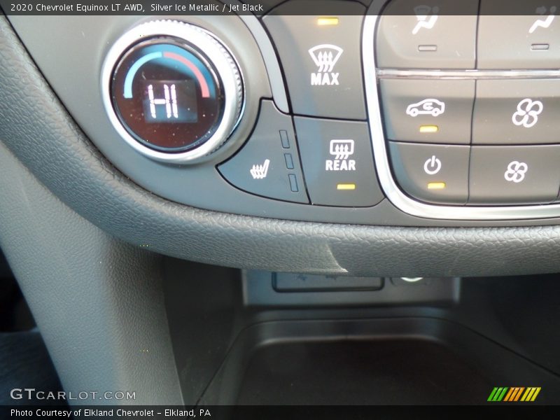 Silver Ice Metallic / Jet Black 2020 Chevrolet Equinox LT AWD