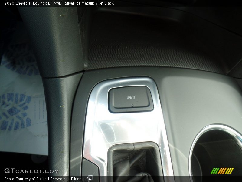 Silver Ice Metallic / Jet Black 2020 Chevrolet Equinox LT AWD