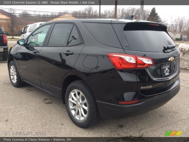 Mosaic Black Metallic / Ash Gray 2020 Chevrolet Equinox LS AWD