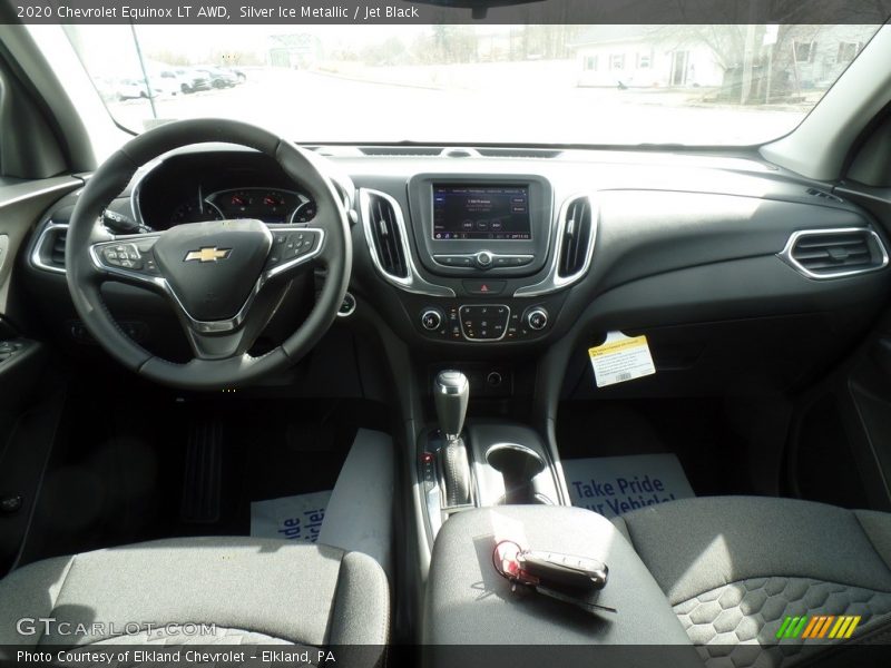 Silver Ice Metallic / Jet Black 2020 Chevrolet Equinox LT AWD