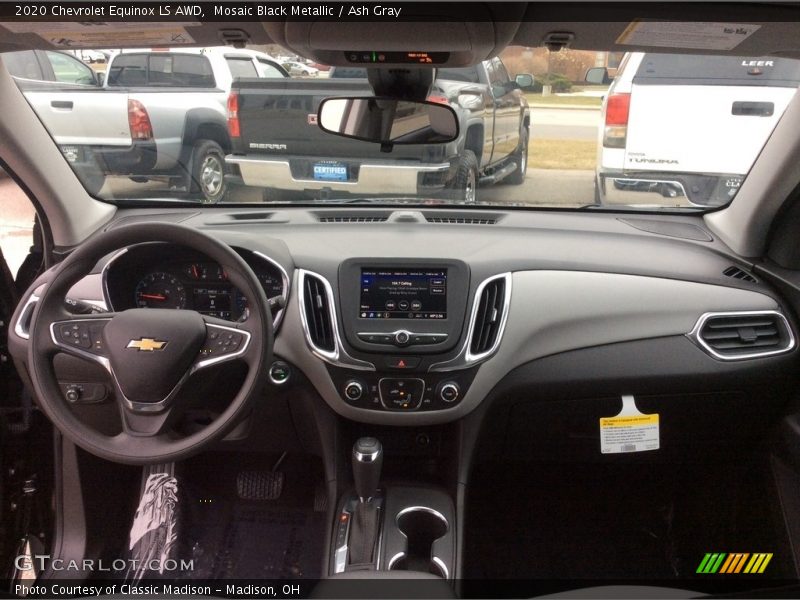 Mosaic Black Metallic / Ash Gray 2020 Chevrolet Equinox LS AWD