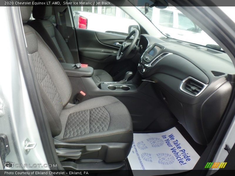 Silver Ice Metallic / Jet Black 2020 Chevrolet Equinox LT AWD