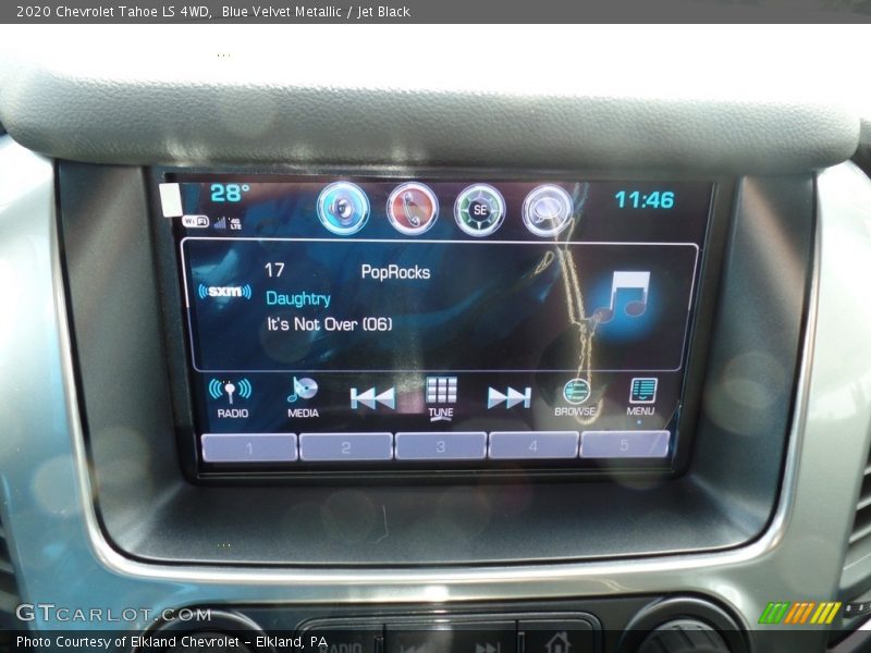 Blue Velvet Metallic / Jet Black 2020 Chevrolet Tahoe LS 4WD