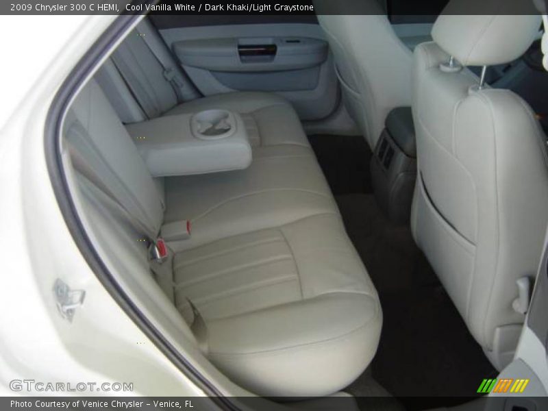 Cool Vanilla White / Dark Khaki/Light Graystone 2009 Chrysler 300 C HEMI