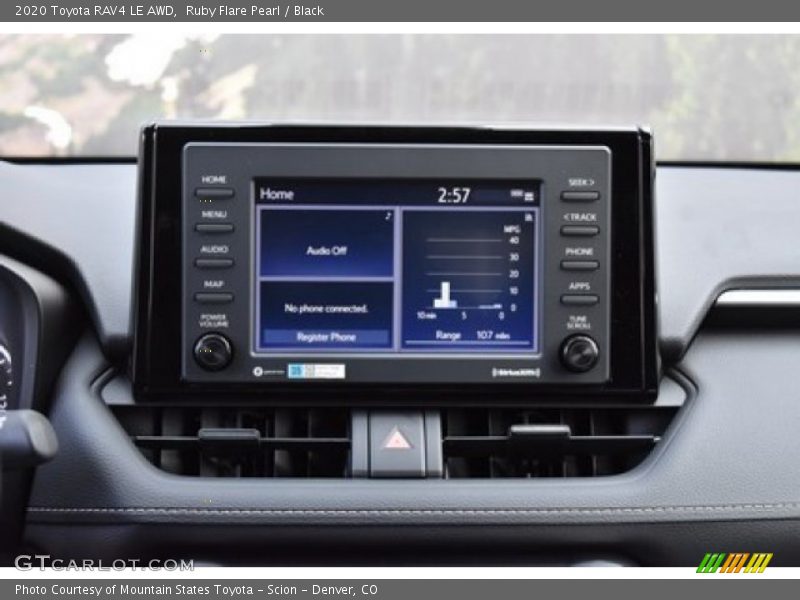 Ruby Flare Pearl / Black 2020 Toyota RAV4 LE AWD