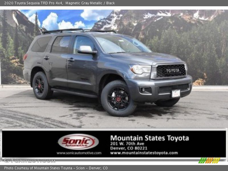 Magnetic Gray Metallic / Black 2020 Toyota Sequoia TRD Pro 4x4